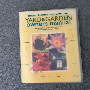 Better Homes and Gardens Yard & Garden Owner's Manual - Yellow Cover